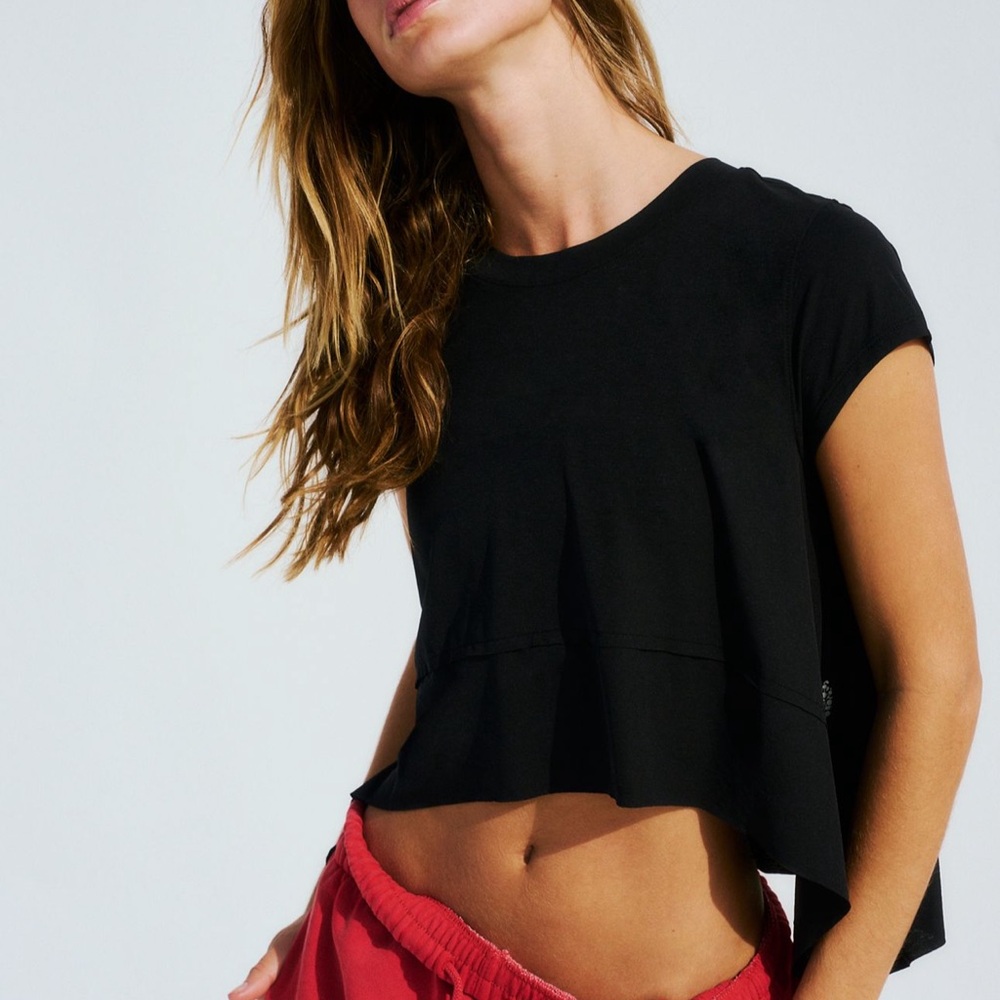 FP Movement by Free People Black Tempo Tee